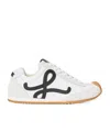 Loewe Ballet Runner 2.0 Nylon And Calfskin Low-top Sneakers In White