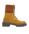 Loewe Lacing Short Boots In Brown