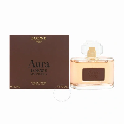 Loewe Ladies Aura Magnetica Edp Spray 4.0 oz Fragrances 8426017047012 In White