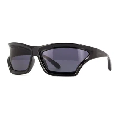 Loewe Ladies Black Rectangular Sunglasses Lw40143u 01a