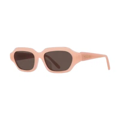 Loewe Ladies Black Rectangular Sunglasses Lw40157u 72e In Brown