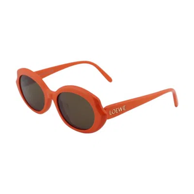 Loewe Ladies Black Square Sunglasses Lw40147f 42e In Pink