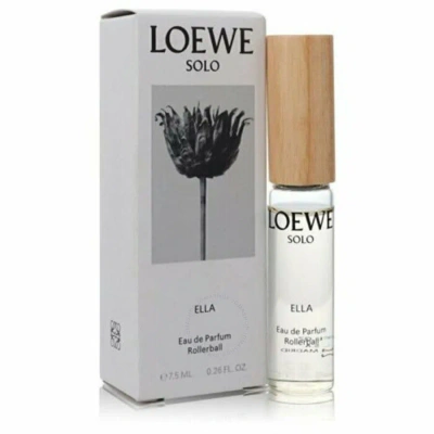 Loewe Ladies Solo Ella Edp Rollerball 0.25 oz Fragrances 8426017065566 In Green / Orange / White