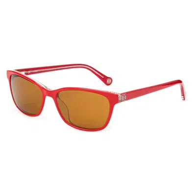 Loewe Ladies' Sunglasses  Slw90554098h  54 Mm Gbby2 In Red