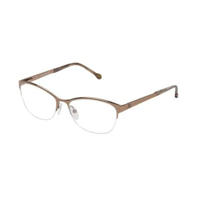 Loewe Ladies'spectacle Frame  Vlwa03m530a39 Golden ( 53 Mm) Gbby2 In White