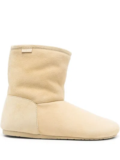 Loewe Lago Boots In Medium Concealer