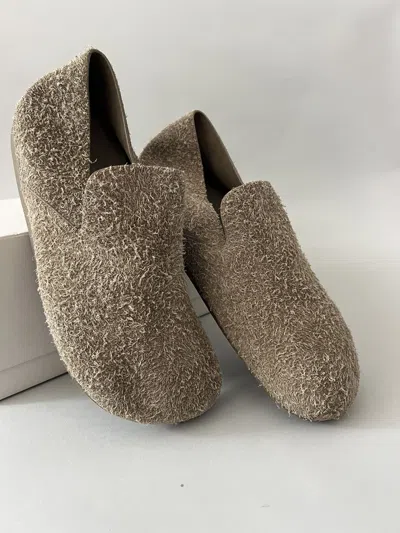 Pre-owned Loewe Lago Brushed Loafer Slippers With Box