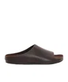 Loewe Lago Sandal In Calfskin In Black