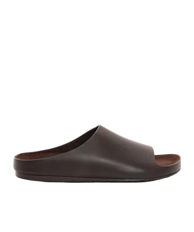 LOEWE LOEWE OPEN TOE SLIP-ON SLIDES