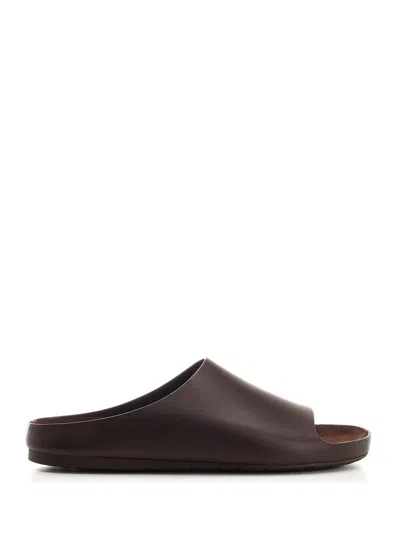 LOEWE LAGO SANDALS BROWN