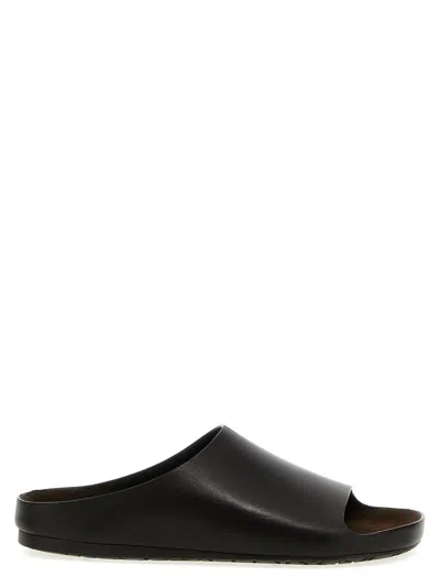 Loewe Lago Sandal In Calfskin In Brown