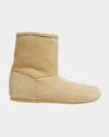 Loewe Lago Boots In Medium Concealer