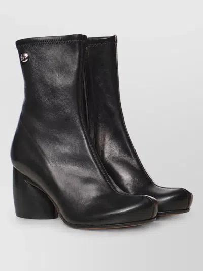 Loewe Lambskin Ankle Boots In Black