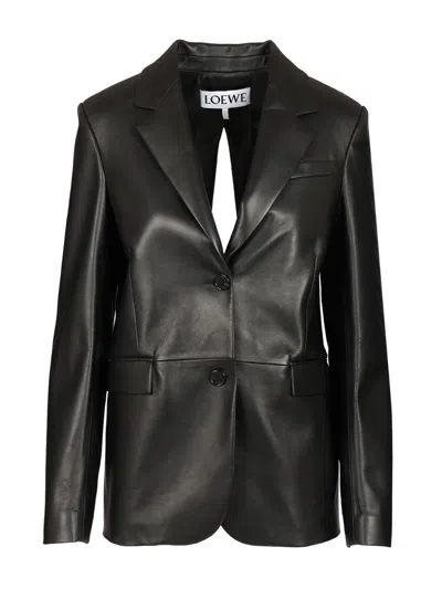 Loewe Lambskin Nappa Jacket Jackets Black