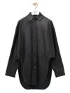 Loewe Tailored Shirt With Curved Hem And Spread Collar