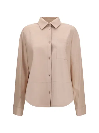 Loewe Lambskin Shirt In Neutral