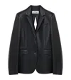 Loewe Lambskin Split-back Blazer In Black