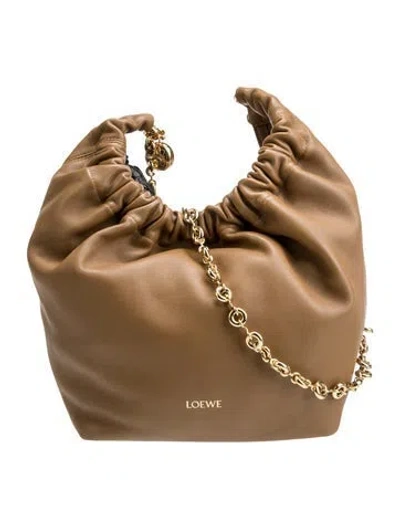 Pre-owned Loewe Lambskin Squeeze Small 2024 In Neutral
