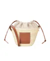 Loewe Lanyard Bucket Shoulder Bag In Nude