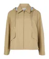 Loewe Lapel Long-sleeved Casual Jacket In Brown