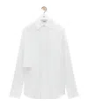 Loewe Lapel Long-sleeved Shirt In White