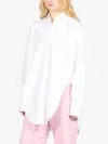 Loewe Lapel Long-sleeved Shirt In White