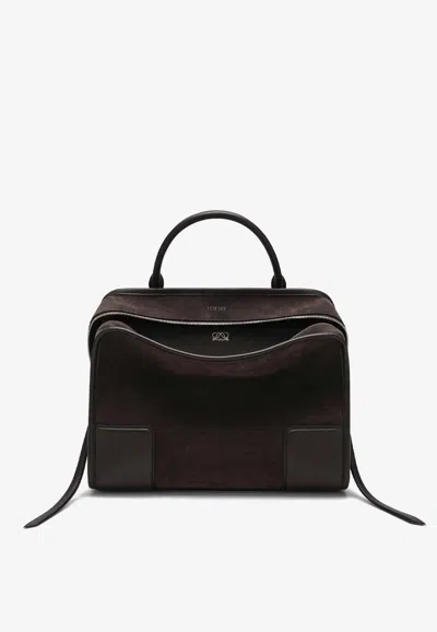 Loewe Amazona 180 Large Bag In Brown
