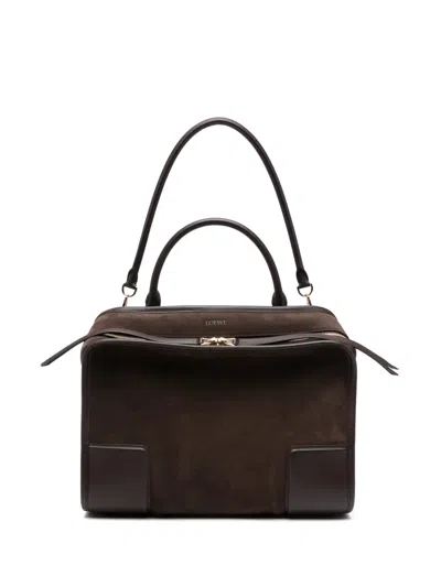 Loewe Large Amazona 180 Tote Bag In Brown