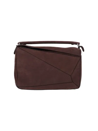 Loewe Large Bag "puzzle" In Brown