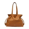 Loewe Large Flamenco Clutch In Beige