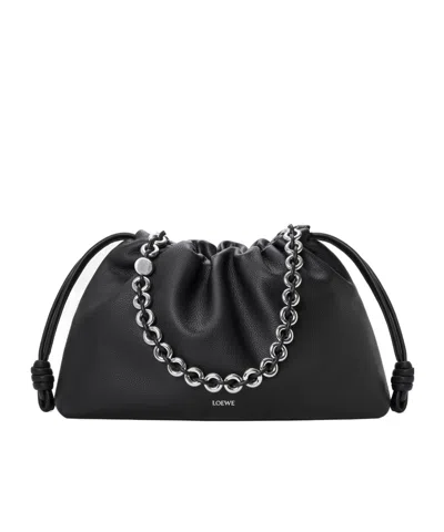 Loewe Large Flamenco Purse In Black