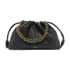 Loewe Large Flamenco Purse In Soft Nappa Lamb Leather In Black