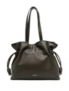Loewe Large Flamenco Tote Bag In Green