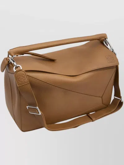 Loewe Large Geometric Shoulder Bag In Pink