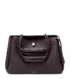 Loewe Large Leather Madrid Shoulder Bag In Brown