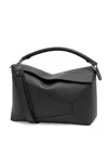 Loewe Large Puzzle Edge Shoulder Bag In Black