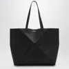 Loewe | Large Puzzle Fold Tote Bag In Black Grenade Leather In Black