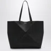 Loewe Large Puzzle Fold Tote Bag In Grenade In Black