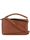 Loewe Large Puzzle Tote In Brown