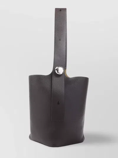 Loewe Large Textured Leather Bucket Bag