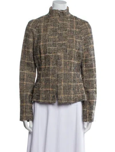 Pre-owned Loewe Late 2000's - Early 2010's Silk Evening Jacket In Neutral