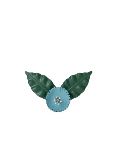 Loewe Layered Flower Bag Accessories In Green
