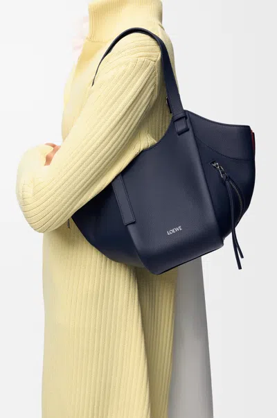 Loewe Layered Hammock Flip Bag In Classic Leather Skin For Woman