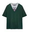 Loewe Loose Fit T-shirt In Cotton Blend In Green