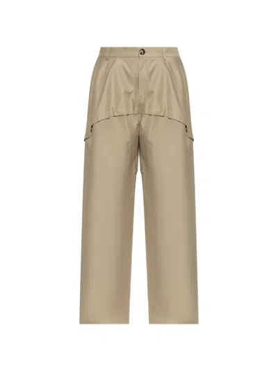 Loewe Layered Trousers In Neutral