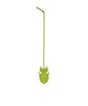 Loewe Leaf Insect Keyfob Charm In Classic Calfskin In Green