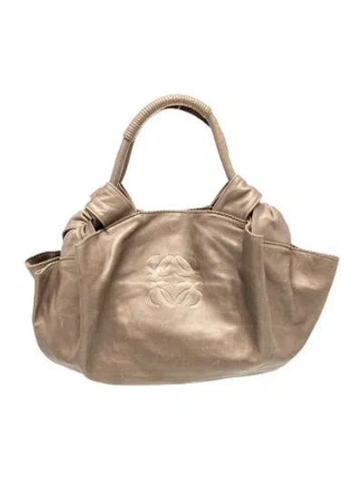 Pre-owned Loewe Leather Anagram