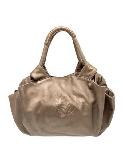Pre-owned Loewe Leather Anagram