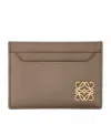 Loewe Anagram Plain Cardholder In Pebble Grained Calfskin