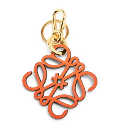 Loewe Anagram Charm In Orange